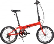Велосипед 20' складной, рама алюминий NOVATRACK красный, 6 ск. 20FATG6SV.RD20 (2020) Бесплатная сборка