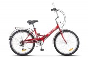 Велосипед 24' складной STELS PILOT-750 Красный 2020, 6 ск.  Z010 (LU085351) Бесплатная сборка