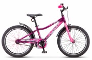 Велосипед 20' хардтейл STELS PILOT-210 Фиолетовый/розовый 2021, 11' Z010 LU088514