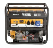 Генератор бензиновый DENZEL PS 80 EA 8,0 кВт, 230 В, 25 л, коннектор автоматики, электростарт 946924