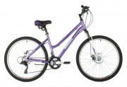 Велосипед 26' рама женская, алюминий FOXX BIANKA D диск, фиолетовый, 19' 26AHD.BIANKD.19VT1 (2021)  Бесплатная сборка