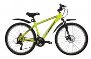 Велосипед 26' хардтейл FOXX AZTEC D зеленый, диск, 14' 26SHD.AZTECD.14GN2 ( 2022) Бесплатная сборка