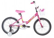 Велосипед 18' рама алюминий NOVATRACK TWIST розовый 181TWIST.PN20