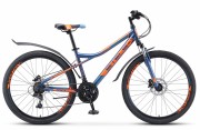 Велосипед 26' хардтейл STELS NAVIGATOR-510 D Тёмно-синий 2022, диск, 18 ск., 14' V010(LU093749)