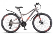 Велосипед 26' хардтейл, рама алюминий STELS NAVIGATOR-610 MD серый/красный 22, диск, 21 ск.,14' V050