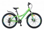 Велосипед 24' хардтейл, рама алюминий STELS NAVIGATOR-430 MD Мятный, диск, 6ск.,11,5' V010(LU095478) 2021