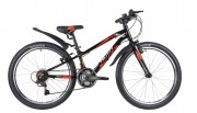 Велосипед 24' рама алюминий NOVATRACK PRIME чёрный, 18 ск., 11' 24AHV.PRIME.11BK20