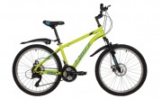 Велосипед 24' хардтейл FOXX AZTEC D зеленый, диск, 14' 24SHD.AZTECD.14GN2