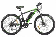 Электровелосипед 2-х колесный (велогибрид) Eltreco XT 600 D Черно-зеленый-2383