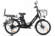 Электровелосипед 2-х колесный (велогибрид) GREEN CITY e-ALFA LUX Черный-2395