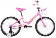 Велосипед 20' NOVATRACK TWIST розовый + корзина 201TWIST.PN20