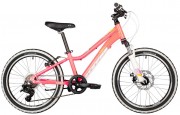 Велосипед 20' рама женская, алюминий STINGER FIONA KID диск, розовый, 10'