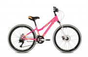 Велосипед 24' рама женская, алюминий STINGER LAGUNA D диск, розовый, 12' 24AHD.LAGUNAD.12PK2