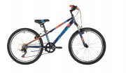 Велосипед 24' хардтейл NOVATRACK EXTREME синий, 6 ск., 11' 24SH6SV.EXTREME.11BL21 (2021)