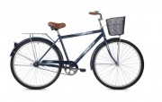 Велосипед 28' дорожный FOXX FUSION синий+передняя корзина 20' 28SHC.FUSION.20BL2