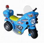 Мотоцикл на аккумуляторе SCOOTER 37*53*82см, 3 км/ч, 6 V/4 Ah, до 15 кг, синий TR 991 BE
