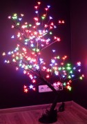 Дерево светодиодное RL Сакура 110, LED 200л., мультицв., 1,1*0,75м, 24В, IP65, RL-TRC-24-110*75-200-RGB