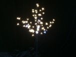 Дерево светодиодное ST Сакура LED т.бел.+бел.вспыш.,0,9м, черн.пр. 5м,с трансфор. 24В IP44, BLEDA72-11WW WF