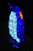 Фигура акриловая Пингвин голубой LED 96л, 50см, провод 5м,  IP44  XML-001-A09 0214