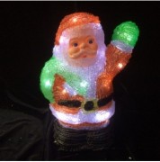 Фигура акриловая Санта Клаус LED 40л, 28см, провод 5м,  IP44  XML-001-E02 0244
