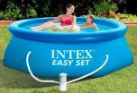 Бассейн надувной INTEX 244*76cм Easy Set фильтр-насос 1250 л/ч, 28112-H