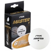Мячи для настольного тенниса STIGA Master 1*, 40мм*6шт., белый 5140-06