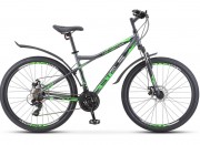 Велосипед STELS 27,5' хардтейл, рама алюминий, диск, NAVIGATOR-710 MD черн./оранж./бел., 21 ск., 19'