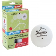 Мячи для настольного тенниса START LINE Club Select 1*  6шт., белый 23-121