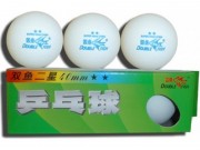 Мячи для настольного тенниса Double Fish 2*, 3шт., белый B 211 F