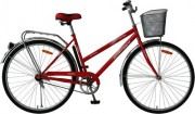Велосипед FOXX 28' дорожный, рама женская FIESTA красный+передняя корзина 282 SHL.FIESTA.RD8
