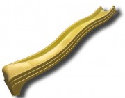 Горка-скат для игровых комплексов ИЗЕО S-Line пластиковая 3 м, желтая