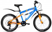 Велосипед двухподвес, FORWARD BENFICA 20 синий/желтый  RBKW8JN06015