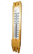 Термометр большой  деревянный фасадный НП Дачный (76х13 см)