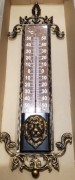 Термометр кованый фасадный НП Лев металл, камень
