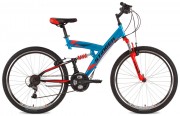 Велосипед STINGER BANZAI 26' двухподвес, синий, 20' 26 SFV.BANZAI.20 BL7 (2017)