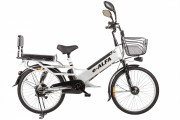 Электровелосипед 2-х колесный (велогибрид) Eltreco e-ALFA GL gray-0276