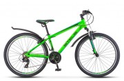 Велосипед 26' хардтейл, рама алюминий STELS NAVIGATOR-620 V неон. зеленый/черный, 21ск., 19'