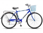 Велосипед 28' дорожный STELS NAVIGATOR-350 Gent синий, 7ск. + корзина