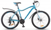 Велосипед 26' рама женская, алюминий STELS MISS-6000 MD диск, голубой 2019, 21 ск., 19'