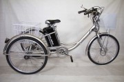 Электровелосипед 3х-колесный Иж-Байк Фермер 24', 250 W, 36В/12Ah гелиевая, серебристый