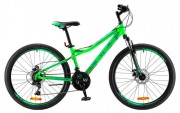 Велосипед 26' хардтейл, рама алюминий STELS NAVIGATOR-510 MD диск, неоновый-зеленый, 21ск., 14'