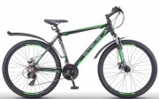 Велосипед 26' хардтейл, рама алюминий STELS NAVIGATOR-620 MD диск, черн./зелен/антрацит, 21ск., 17' (2018)