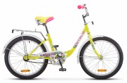 Велосипед 20' рама женская STELS PILOT-200 LADY тормоз V-brake, лимонный, 1 ск., 12'