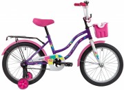 Велосипед 18' NOVATRACK TETRIS фиолетовый+ корзина 181 TETRIS.VL 20 (2020)
