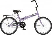 Велосипед 20' складной NOVATRACK TG 30 фиолетовый 20 NFTG 301.VL 20 (2020) Бесплатная сборка