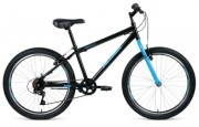 Велосипед 24' хардтейл ALTAIR MTB HT 24 1.0 черный/голубой RBKT0MN46002 (2020)
