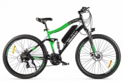 Электровелосипед 2-х колесный (велогибрид) Eltreco FS 900 NEW Черно-зеленый-2206
