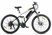 Электровелосипед 2-х колесный (велогибрид) Eltreco FS 900 NEW Зелено-белый-2207