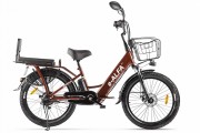 Электровелосипед 2-х колесный (велогибрид) GREEN CITY e-ALFA Fat Коричневый-2162