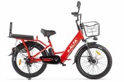 Электровелосипед 2-х колесный (велогибрид) GREEN CITY e-ALFA Fat Красный-2164